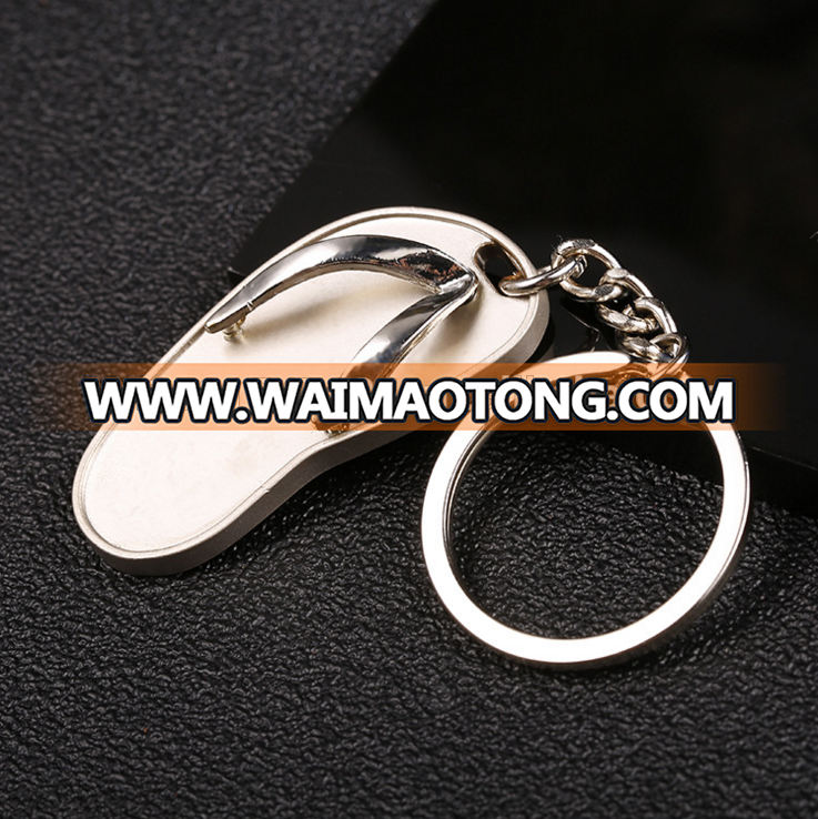 New Design muilti Key ring slipper zine alloy keychains for wedding favors, pretty present