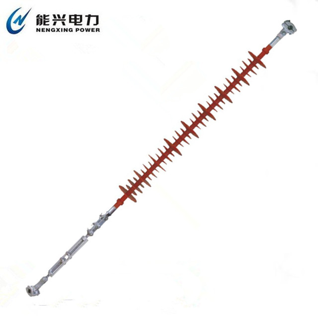 Transmission line composite interphase interval polymer insulator rod