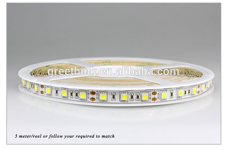 5 meters per roll High Lumen Samsung SMD 5630 LED flexible Strip