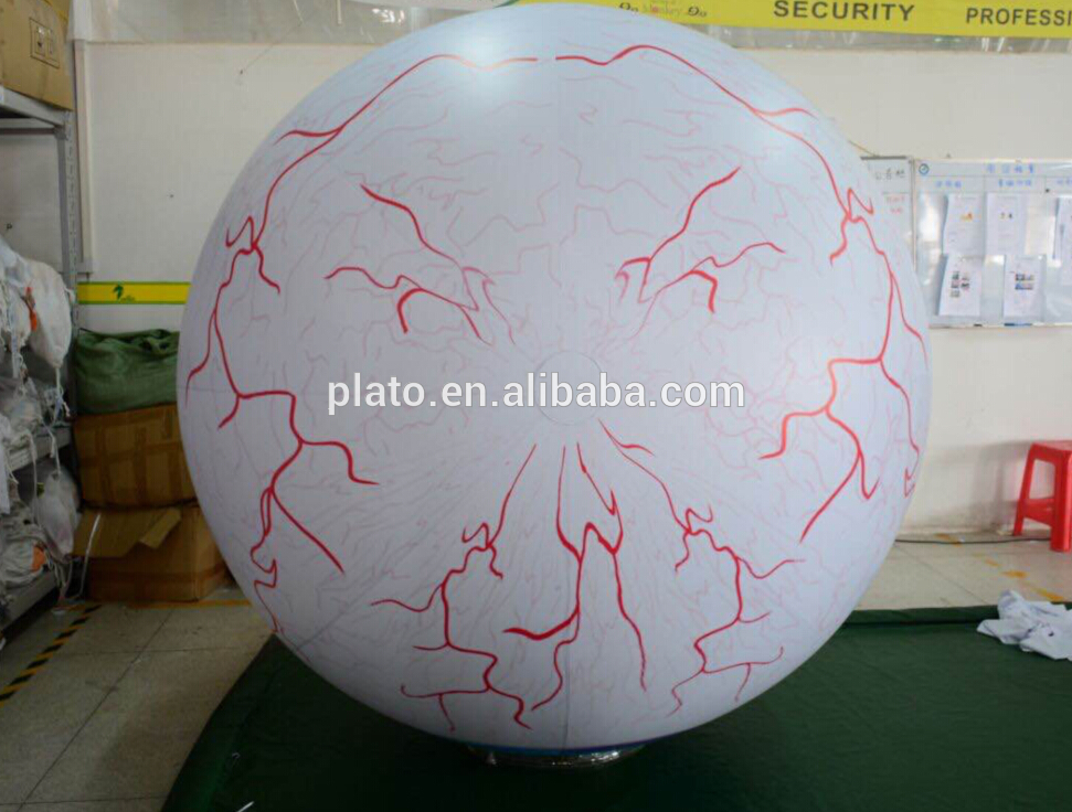 New design big inflatable simulation eyeball balloon for event