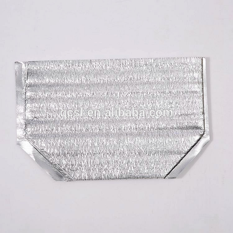 Wholesale insulated promotional food delivery aluminium foil cooler bag for frozen food