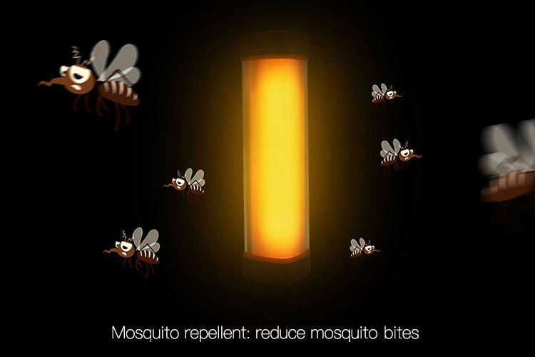 2020 New Product OEM Available 200LM USB Rechargeable Magnetic Mosquito Waterproof Camping Light With Torch