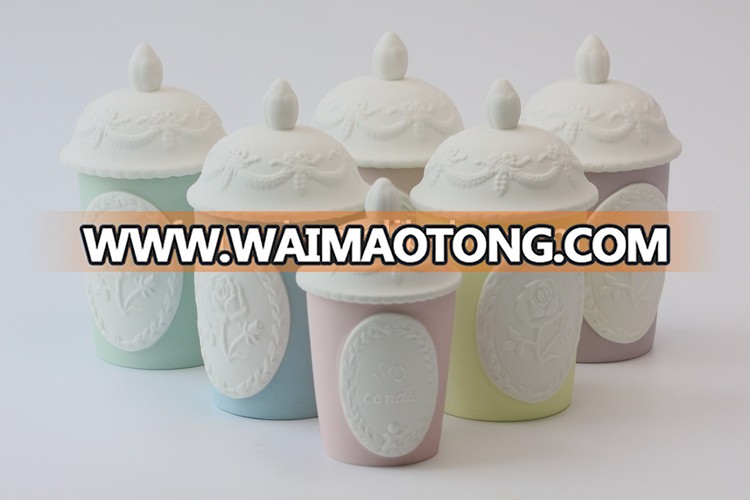 Food Use and Ceramic Material Wholesale Cheap Ceramic Storage Jar With Different Lids