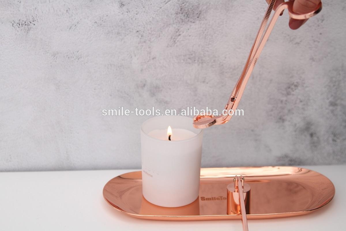 SmileTools Custom Candle Wick Trimmer Rose Gold