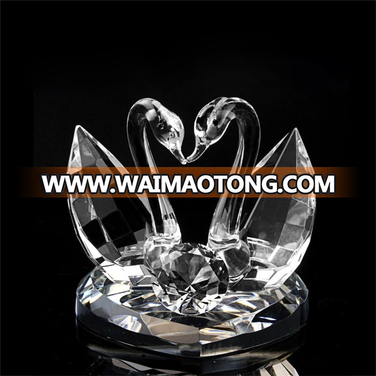 Custom round tennis match crystal glass trophy for best employee business souvenir medal