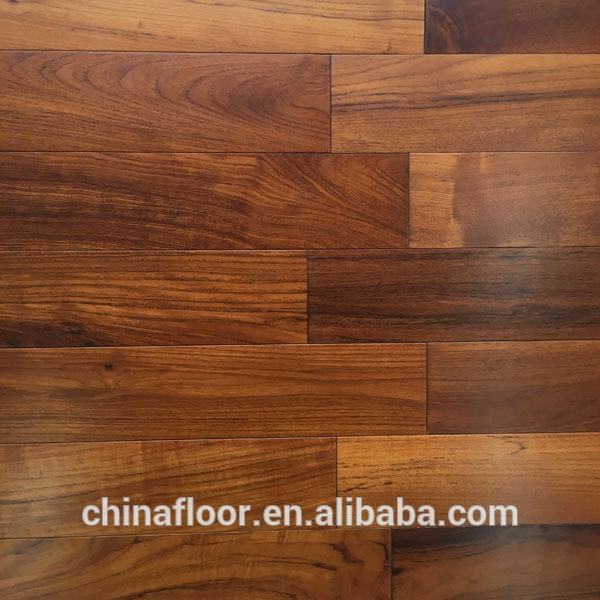 interior High class Brown color Burma Teak solid wood flooring