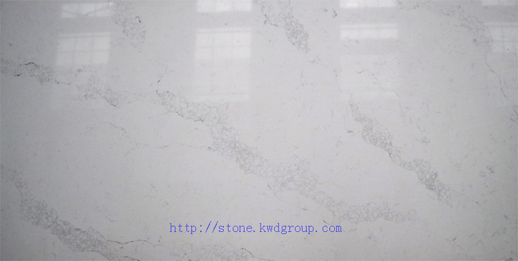 Most popular calacatta white gold quartz stone slab for counter top