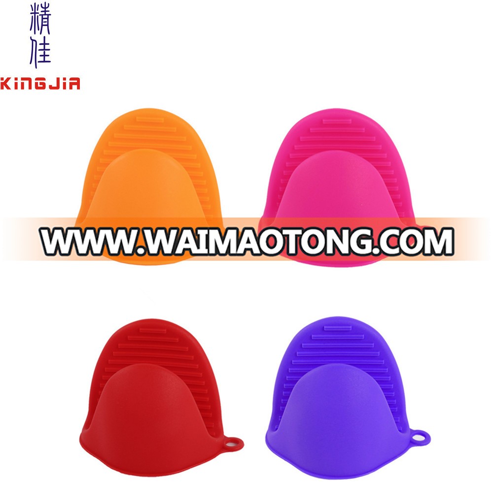 Heat Resistant Oven Mitts Silicone Rubber And Pot Grabber Pot Holder