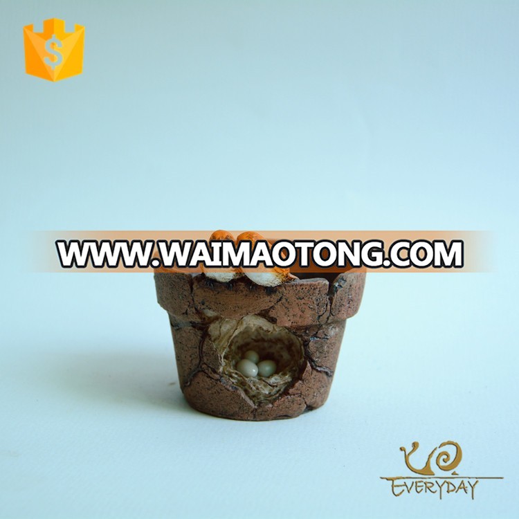 Wholesale Cheap Decorations Vintage Plant Pot Mini Bulk Home Goods Bird Flower Pot for Sale