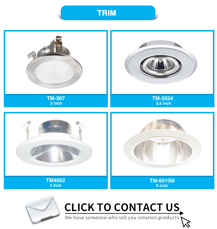 combo 4 inch led recessed spot lighting non-ic remode can light led housing