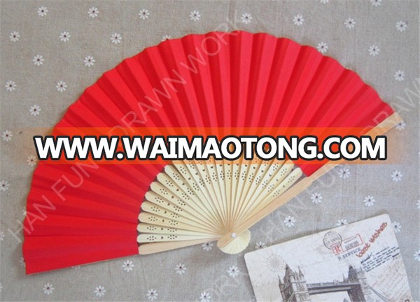 customized wedding paper japanese folding fan