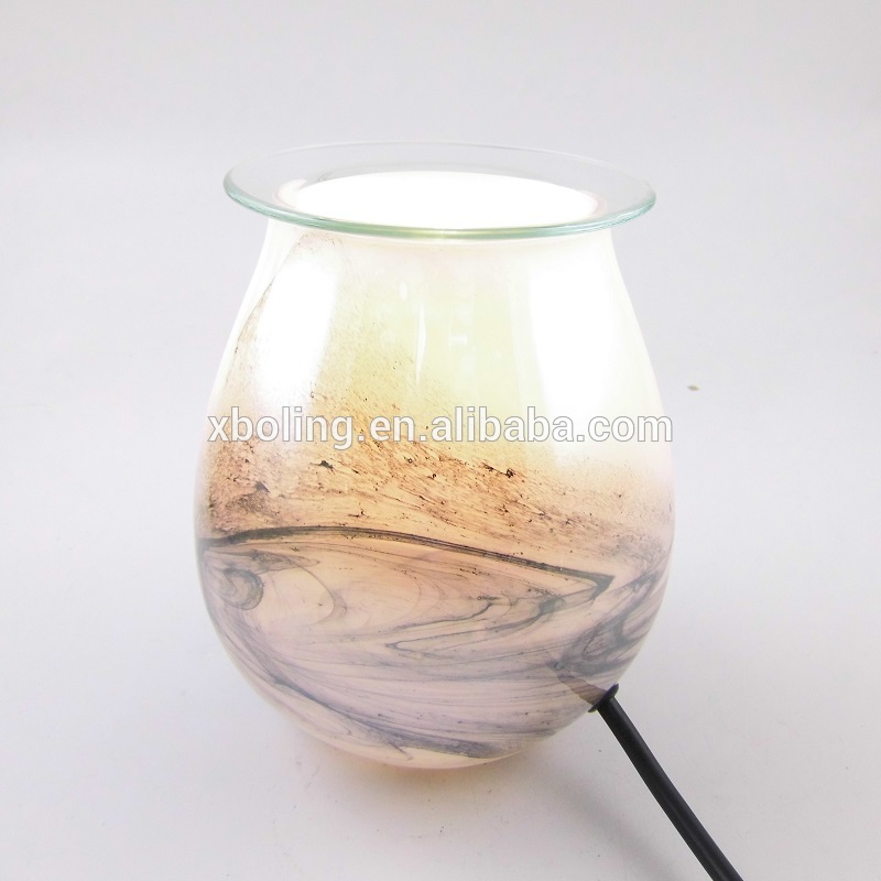 Wholesale Aroma Lamp Oil Diffuser Essential Oil Lamp Electric Glass Incense Burner