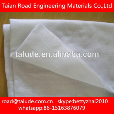 non woven fabric rolls geotextile of needle punched polyester