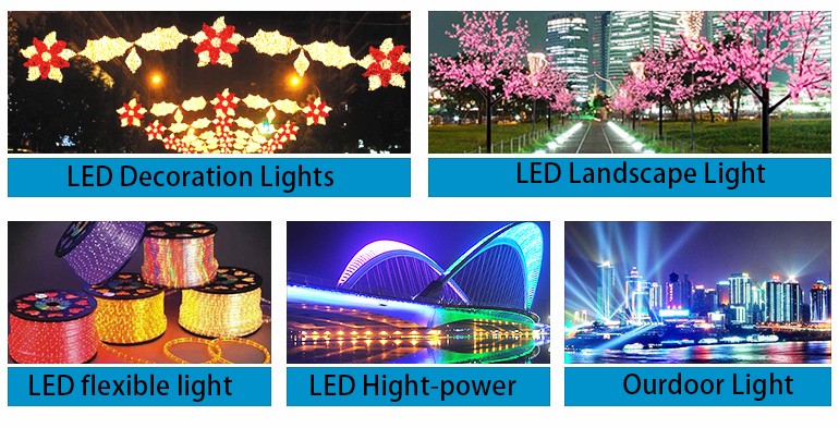 Environmental Protection Full Color outdoor led christmas fireworks light