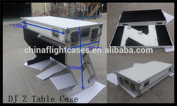 Flight Case Furniture - Foldout DJ Stand 1300mm W x 600mm D x 950 mm H