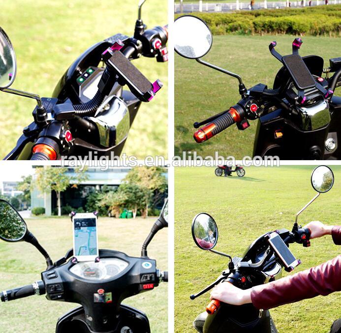 Rearview mirror mobile phone holder for Electric bike motorcycle