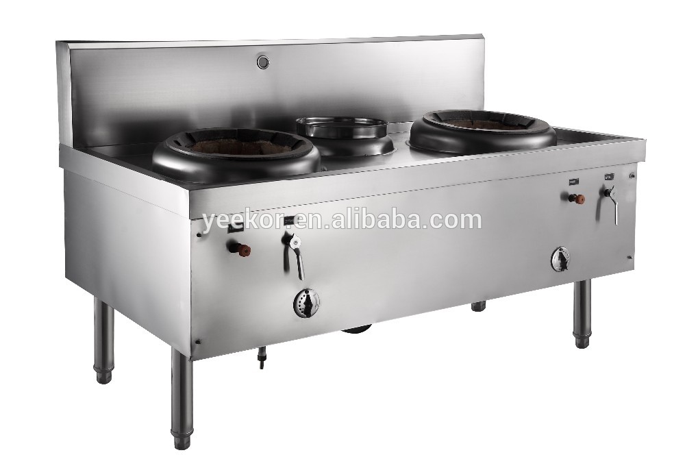 stainless steel gas single head frying cooking stove