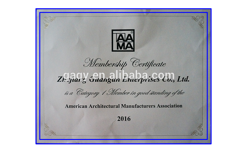 AAMA certificaed pvc profile for making window and door good quality save energy in any colour