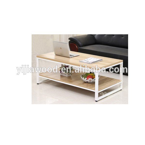 coffee table metal wood office furniture multifunctional simple