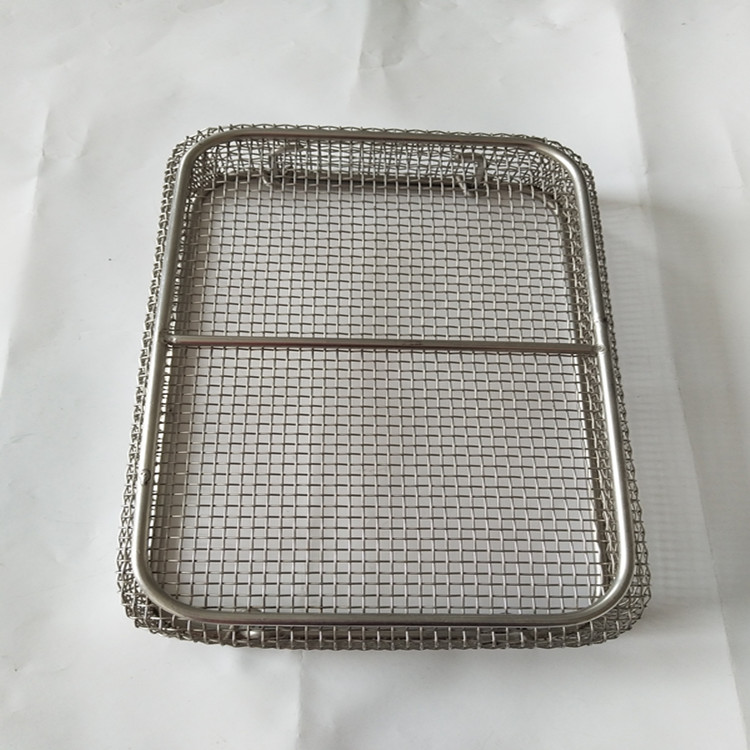 stainless steel wire mesh basket sterilization basket