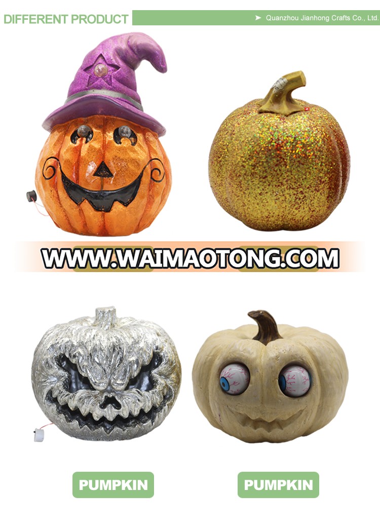 Halloween Toys White Resin Pumpkin Lanterns Halloween