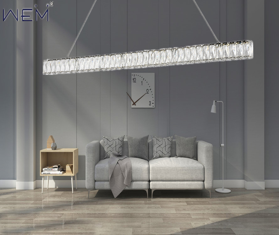 Modern Luxury Hotel Home K9 Crystal Chandelier Led Decorative LED Pendant Light