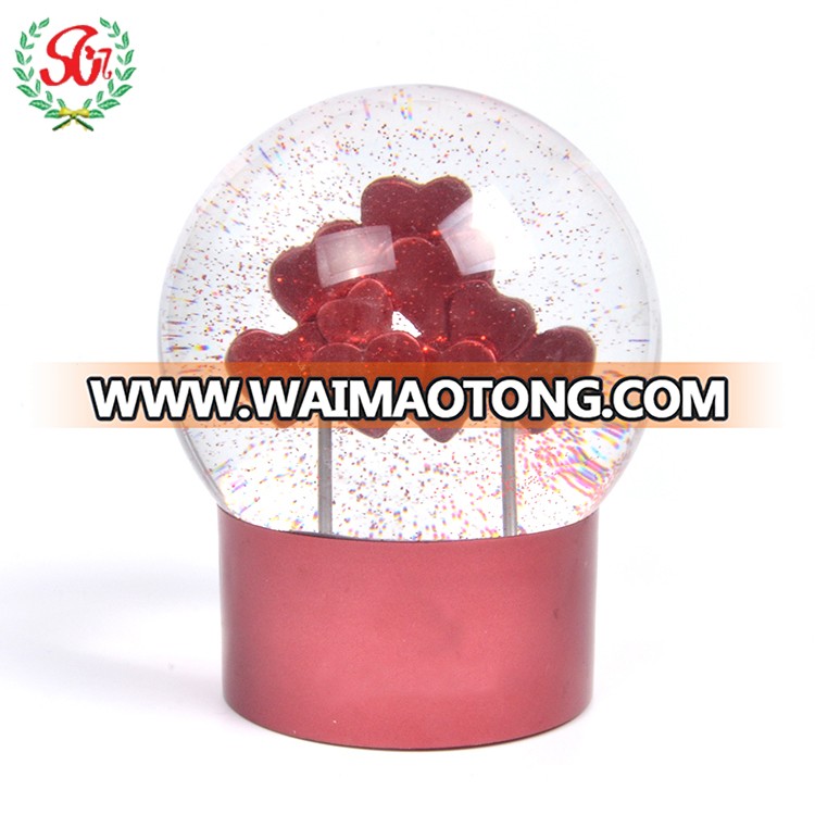 Romantic Inflatable Snow Globe With Blowing Snow