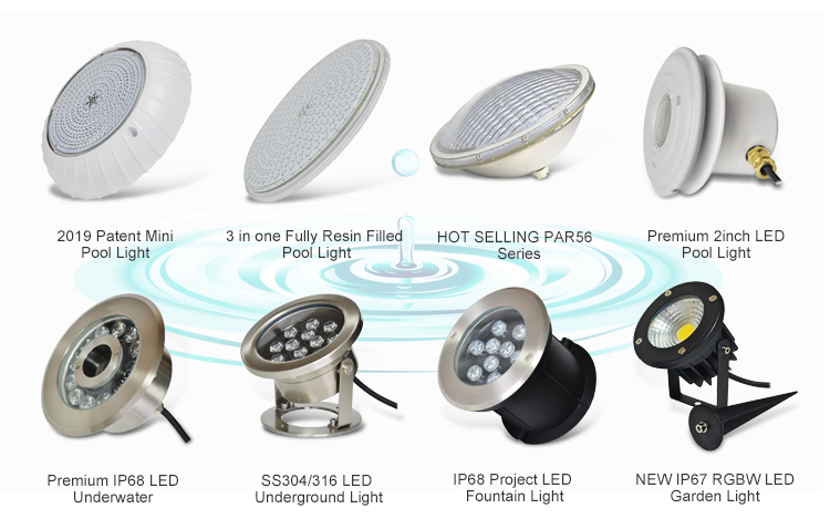 6W Stainless steel 24V IP68 LED Underwater Light for Fountain Pond Garden Pool Landscape Outdoor