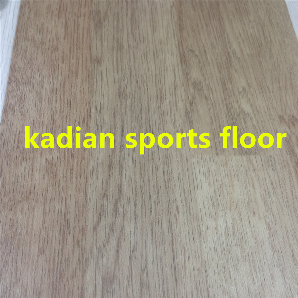 pvc sports basketball floor indoor sports floor wooden vein 4.5mm