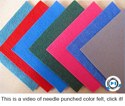 Non Woven Fabric Needle Puched Color Felt,Craft Felt Paper