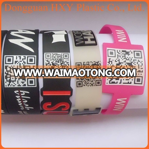 HXY Custom Silicone child bracelet For Children Events