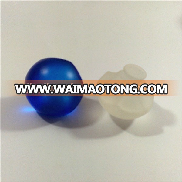 Spray colored glass lid for wine glass, sandblasting glass cap