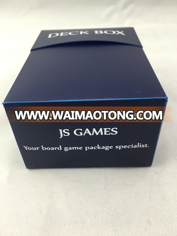 PP solid deck box for wholesale and retail MTG/TCG Dongguan factory