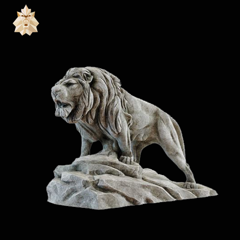 Animal Statue Granite Marble Lion Carving sculpture NTBM-L001