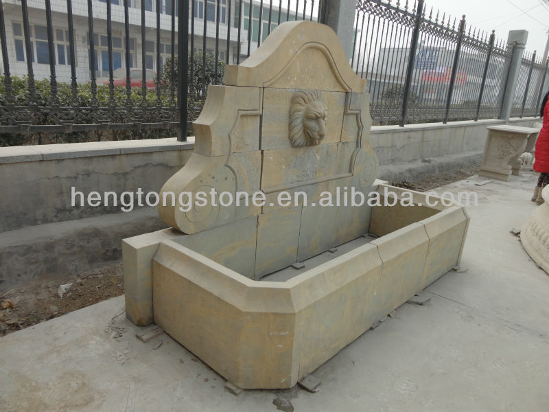 Stone Carving Outdoor Wall Fountain