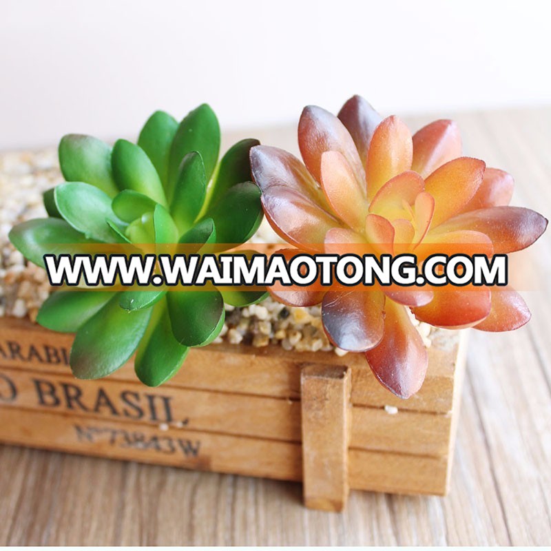 Factory fake plants artificial plastic mini flower succulent plants