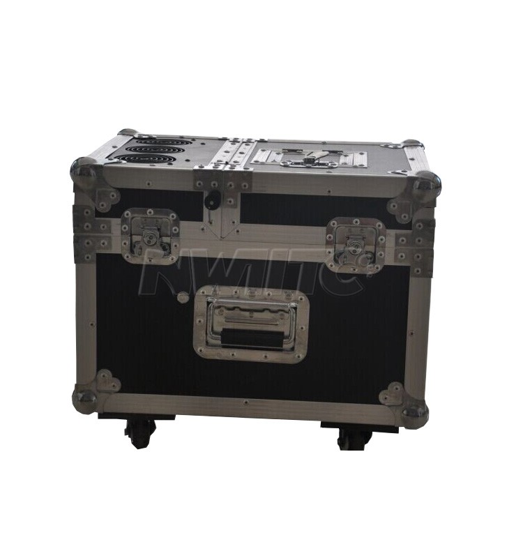 Flight case 600w double quite noiseless dmx stage effect haze machine