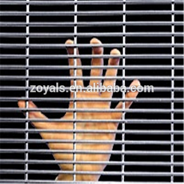 2019 Wholesale Custom Powder coated 358 security fence anti climb cat fence