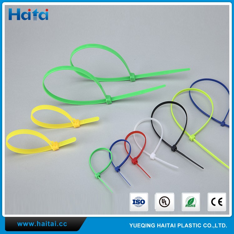 Haitai Diefferent Types Full Sizes Self Locking Plastic Strap Nylon Cable Tie