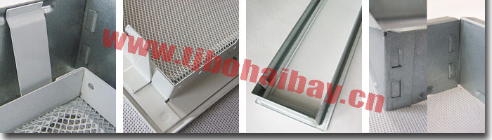 BHB Gold plated stainless steel fireplace ventilation grilles