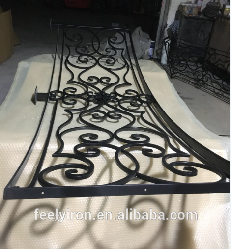 wrought iron railings for interior stairs FH-024