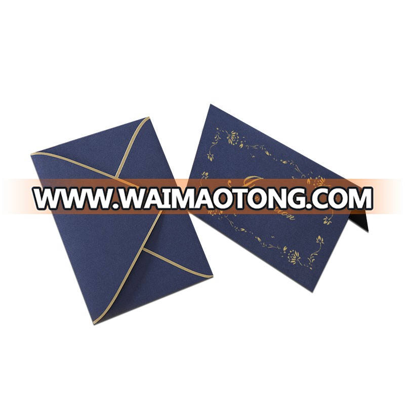 High quality luxury card-stock wedding paper envelope printing