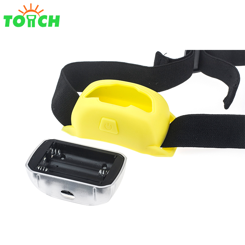 Yiwu Factory new product rubber 3W led cob headlamp super waterproof plastic Mini led headlamp for children