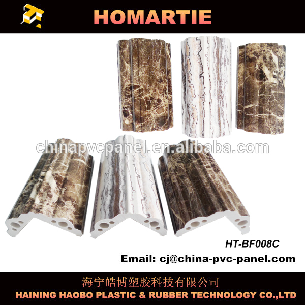 PVC marble stone moulding profile