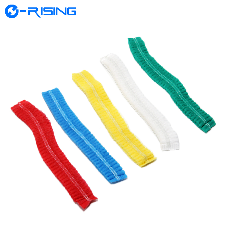 Dustproof For Restaurant Medical Surgical Use Mob Cap Bouffant Disposable Non-woven Clip Douffant cap