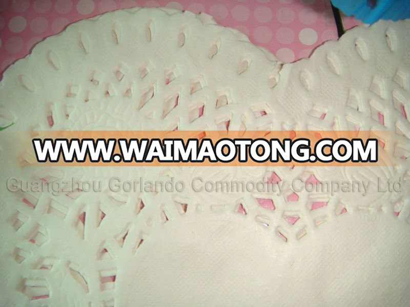 200pcs 35CM*25CM Romantic Embossed Rectangle Paper Doilies Lace