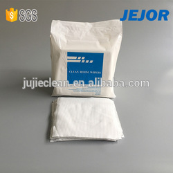 2009dle laser cut double knitted polyester LCD cleanroom wiper cleaning cloth for camera lens