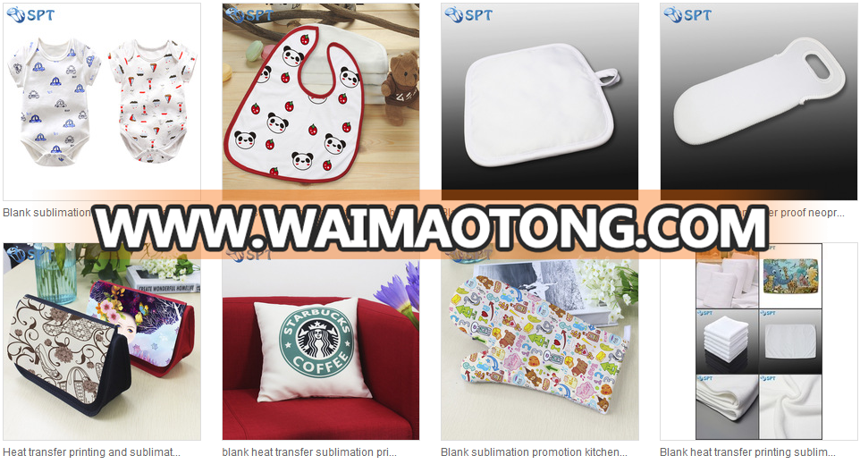 sublimation heat press printing christmas gift bag storage bag