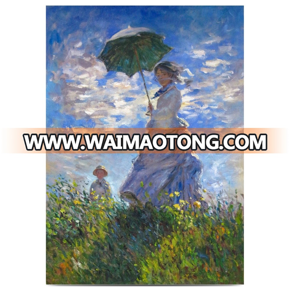 Hand Made Wall Decor Famous Classical Art Claude Monet Canvas Oil Painting