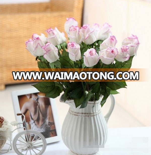 High quality real touch artificial rose flower for wedding decoration